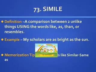 73. SIMILE