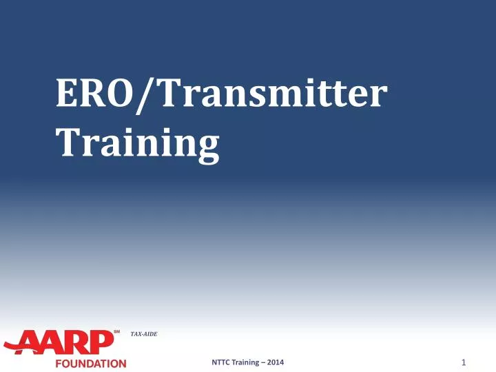 ero transmitter training