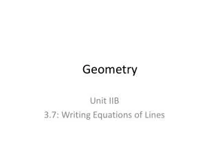 Geometry