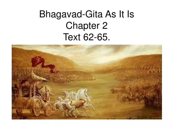 bhagavad gita as it is chapter 2 text 62 65