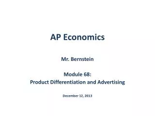 AP Economics