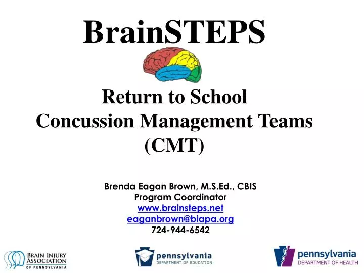 brainsteps return to school concussion management teams cmt