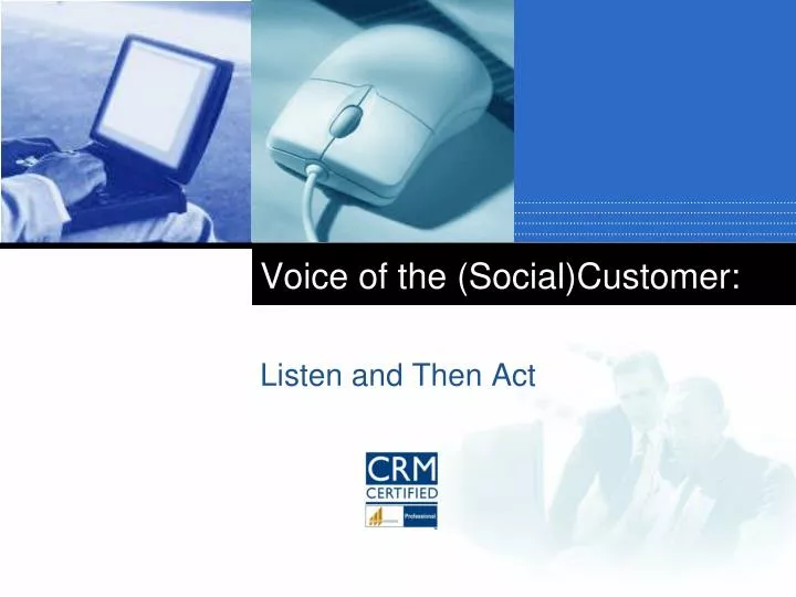 voice of the social customer