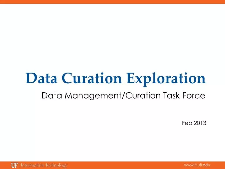 data curation exploration