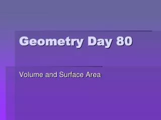 Geometry Day 80