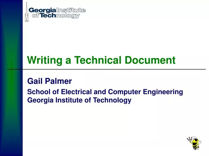 writing a technical document