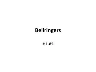 Bellringers