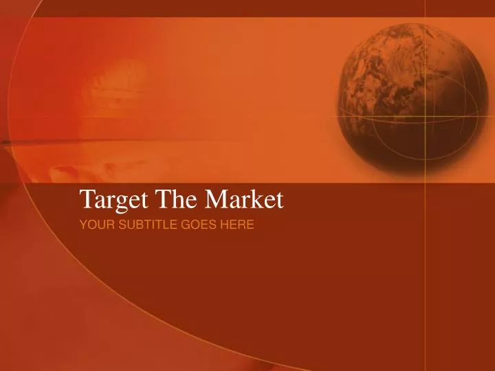 target the market