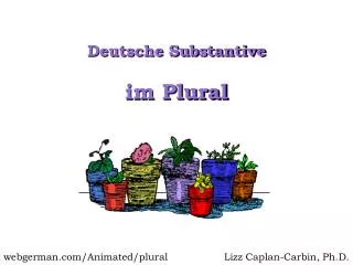 im plural
