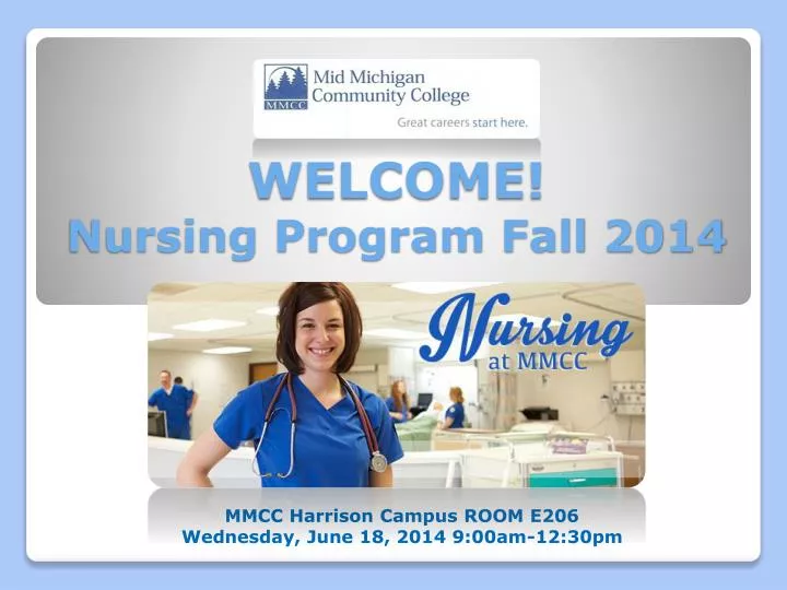 welcome nursing program fall 2014