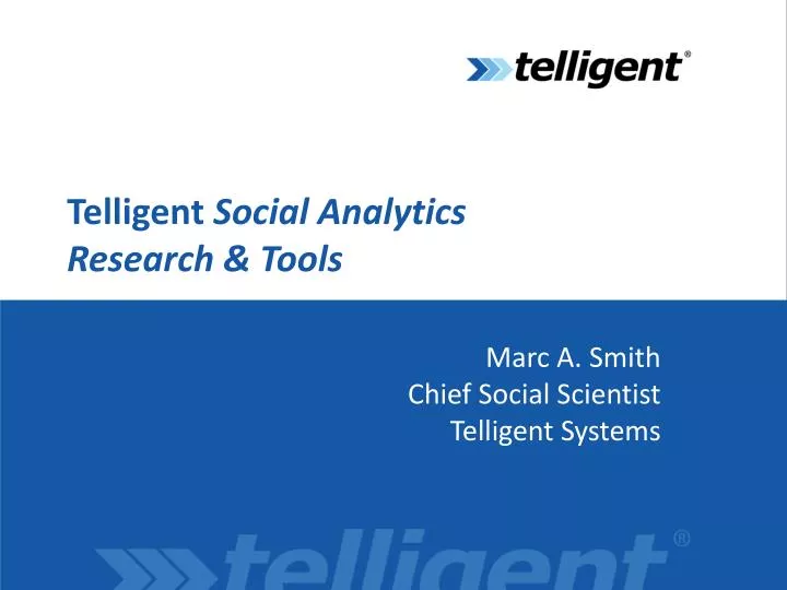 telligent social analytics research tools