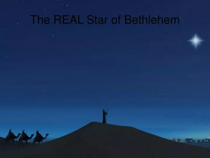 the real star of bethlehem