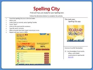 spelling city