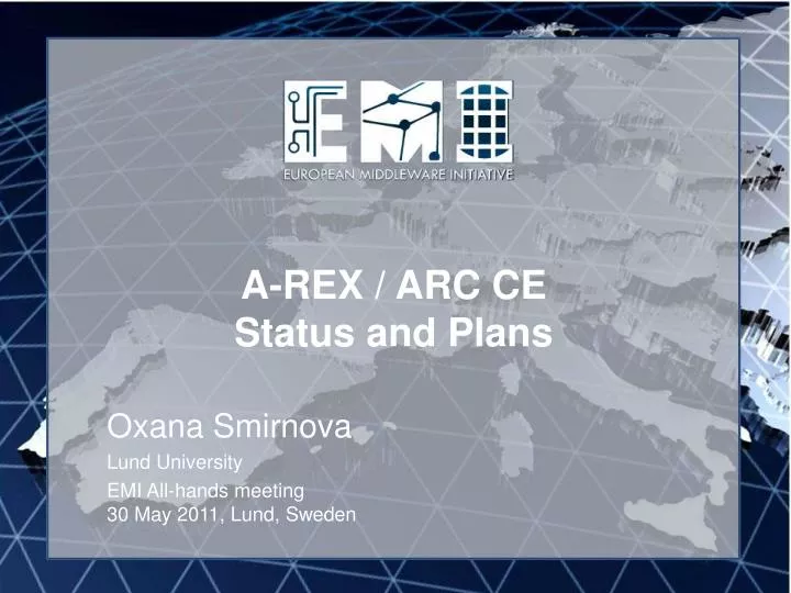 a rex arc ce status and plans
