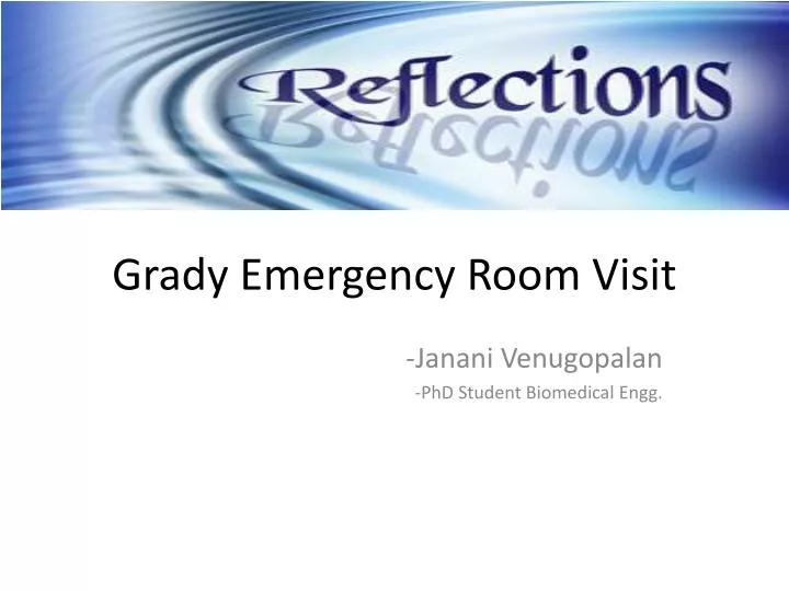 grady emergency room visit