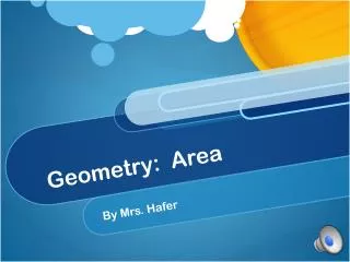 Geometry: Area