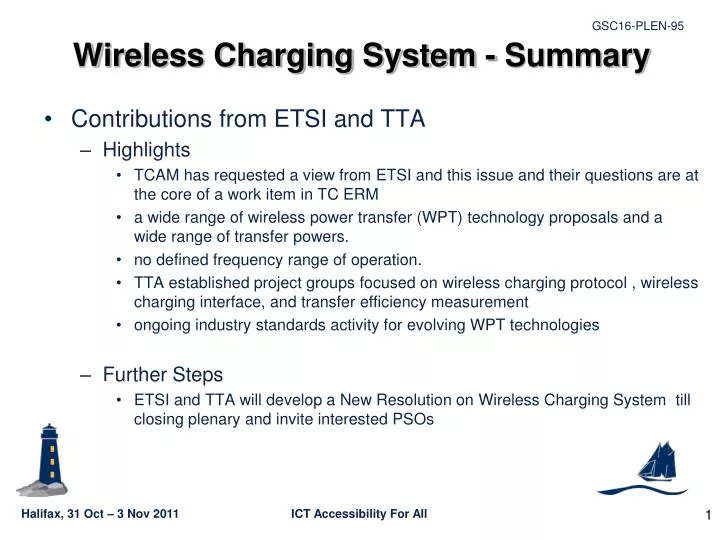 wireless charging system summary