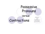 Possessive pronouns презентация