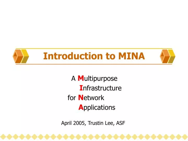 introduction to mina