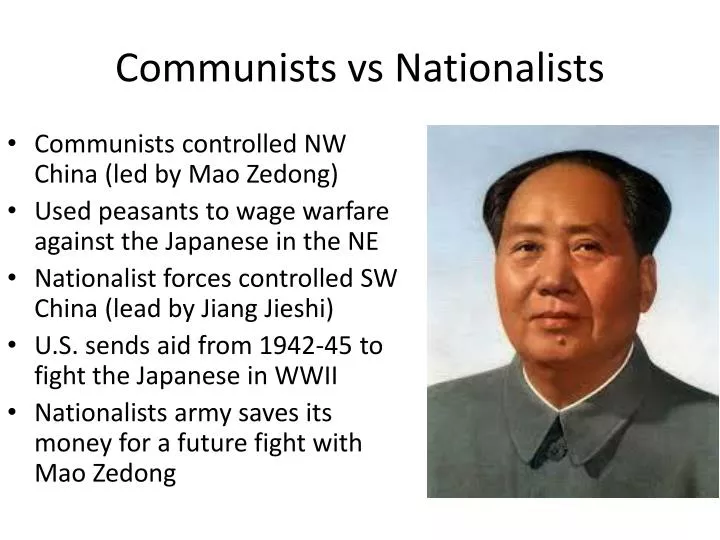 communists vs nationalists