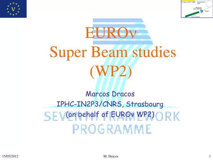 marcos dracos iphc in2p3 cnrs strasbourg on behalf of euro wp2