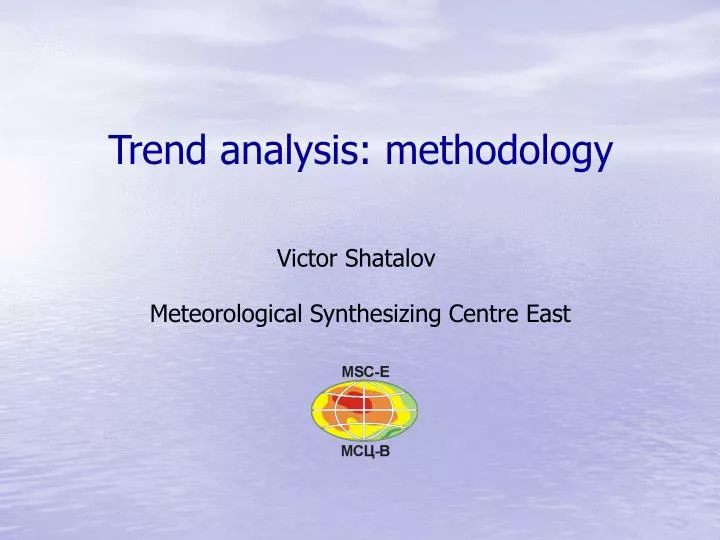 trend analysis methodology