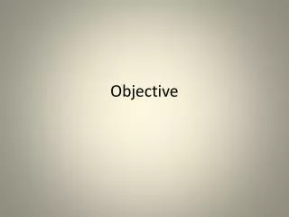 objective