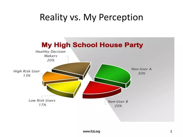 reality vs my perception