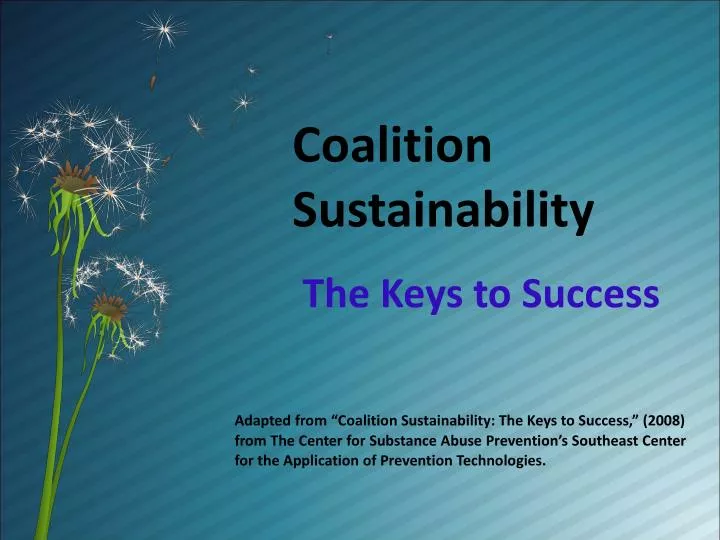 coalition sustainability