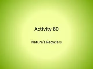 Activity 80