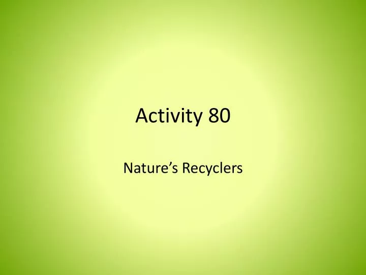activity 80