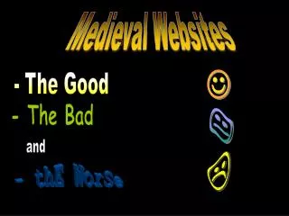 Medieval Websites