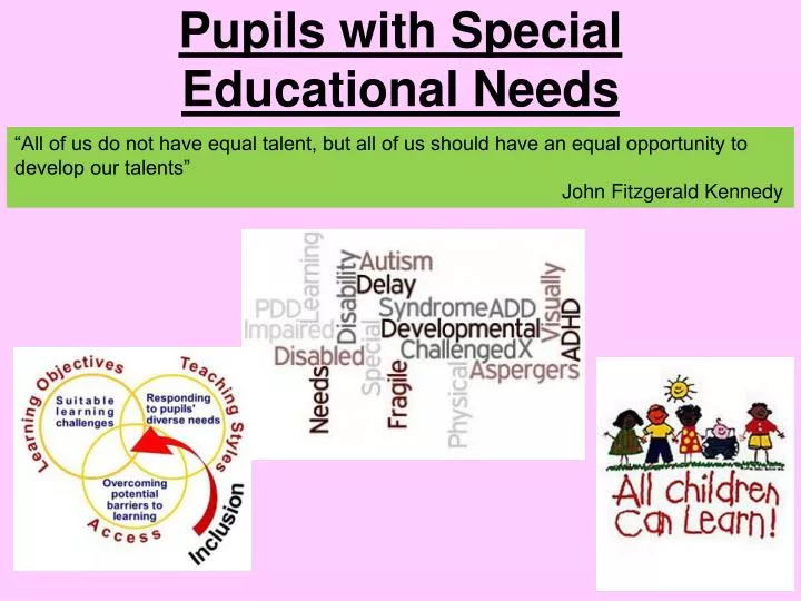 pupils with special educational needs