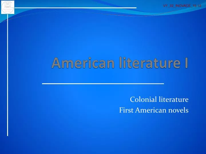 american literature i