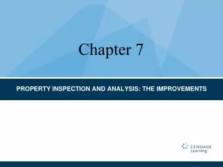 PROPERTY INSPECTION AND ANALYSIS: THE IMPROVEMENTS