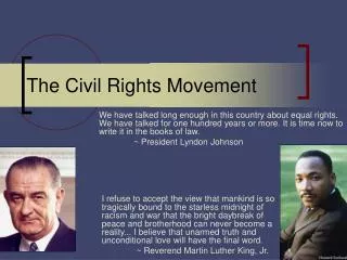 The Civil Rights Movement