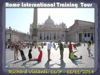 Rome International Training Tour