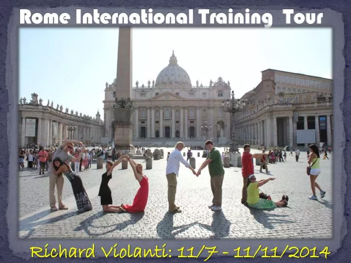 rome international training tour