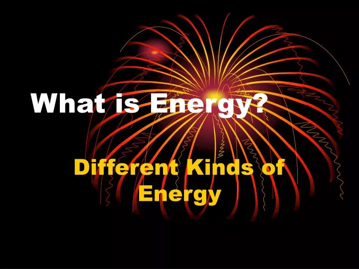 what is energy