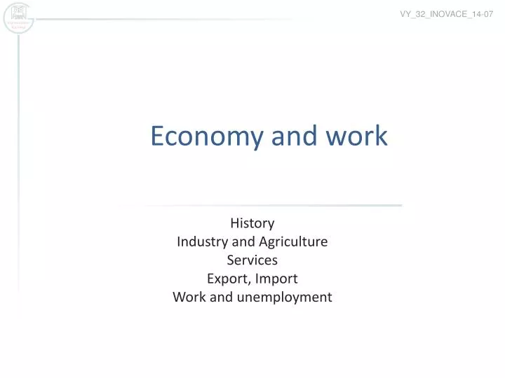 economy and work