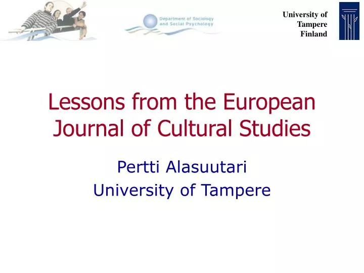 lessons from the european journal of cultural studies