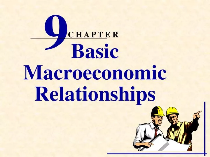 basic macroeconomic relationships