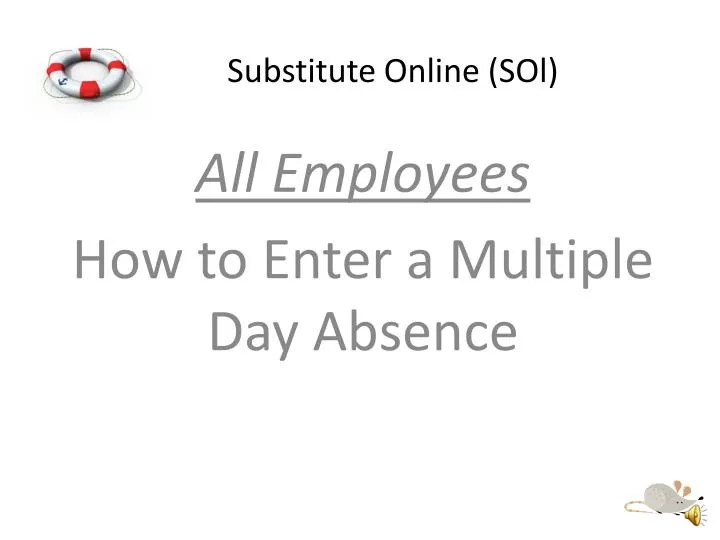 substitute online sol