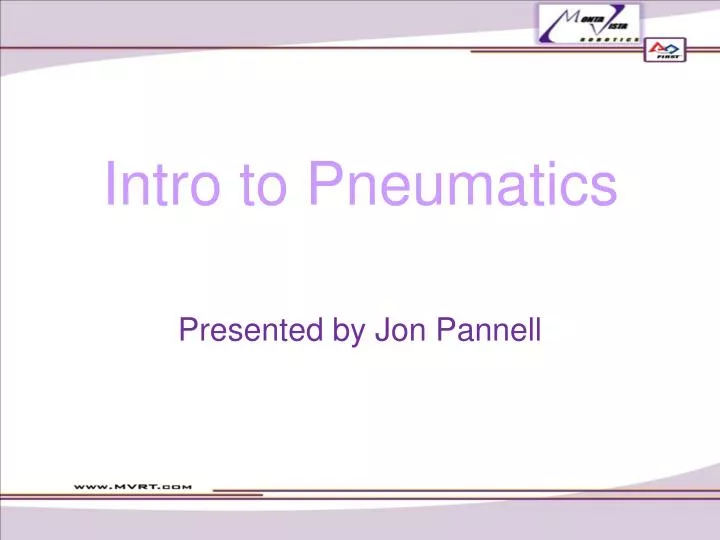 intro to pneumatics