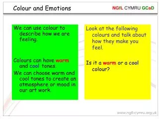 Colour and Emotions