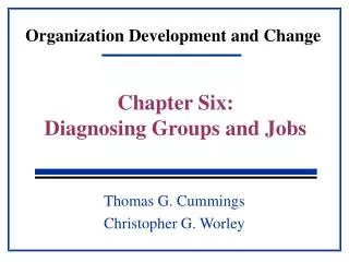 Organization Development and Change