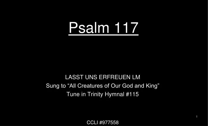 psalm 117