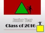 Junior Year Graduation Checklist 2016 - Important Information and PSAT Details - slide 1