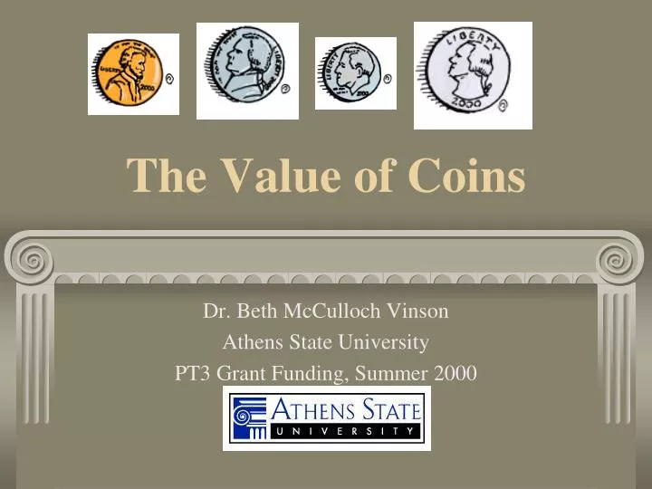 the value of coins