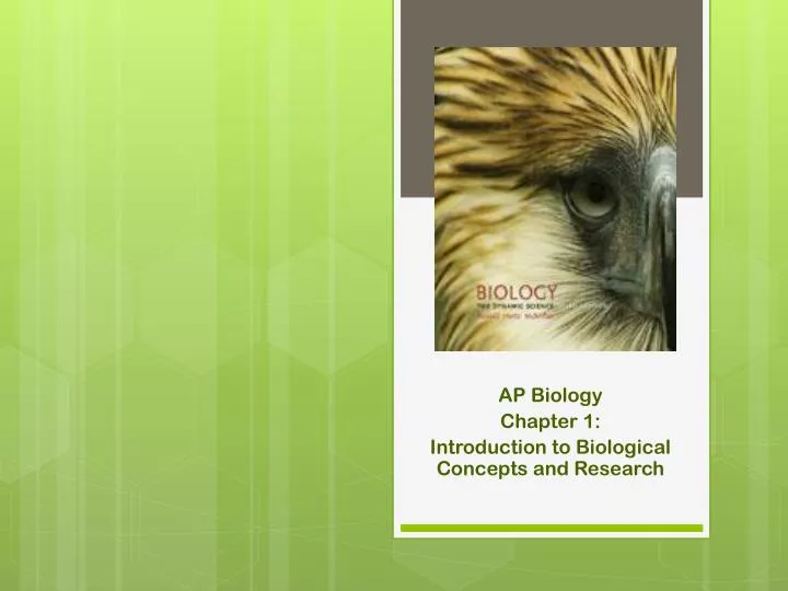 ap biology chapter 1 introduction to biological concepts and research